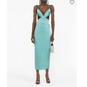Alex Perry
Mason cut-out satin midi dress